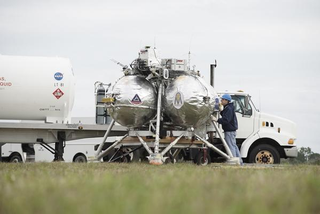 Illustration for article titled The Latest Morpheus Test Flight Cuts Out Before It Even Begins
